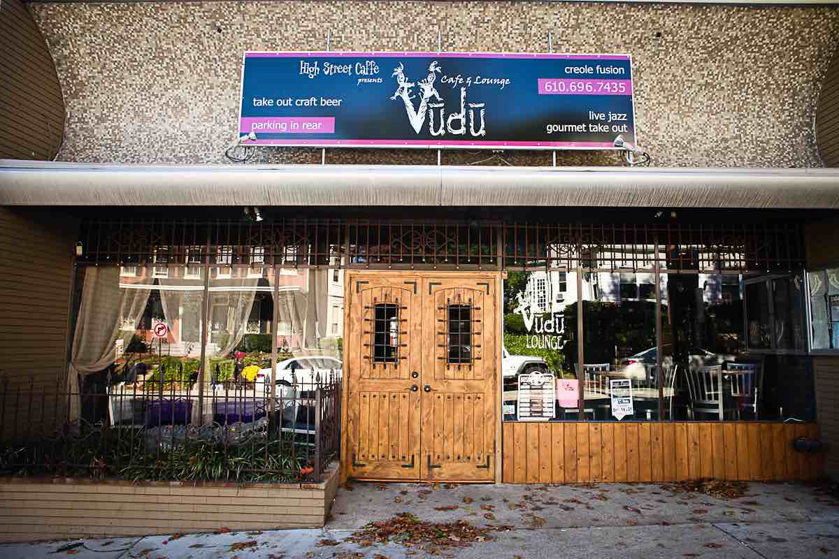 The High Street Caffe storefront, formerly the Vudu Lounge